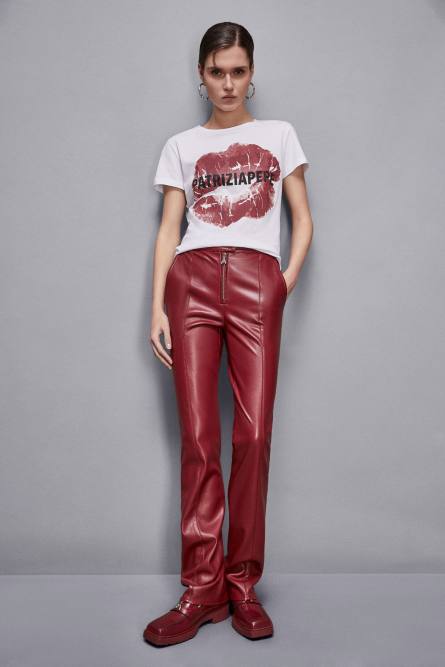 T-shirt with print, White, Patrizia Pepe