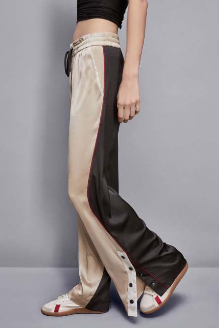 Racing pants, Beige, Patrizia Pepe