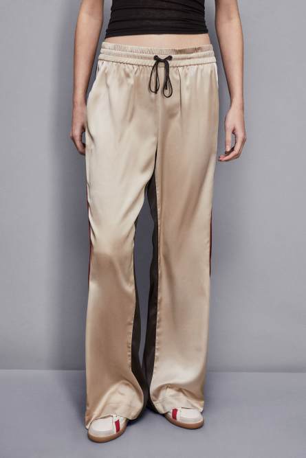 Racing pants, Beige, Patrizia Pepe