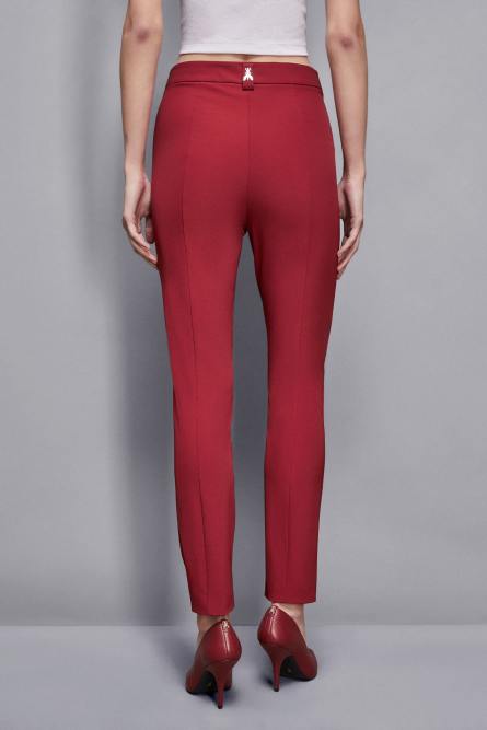 Knöchellange Slim-Fit-Hose, Rot, Patrizia Pepe