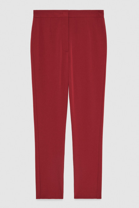 Knöchellange Slim-Fit-Hose, Rot, Patrizia Pepe
