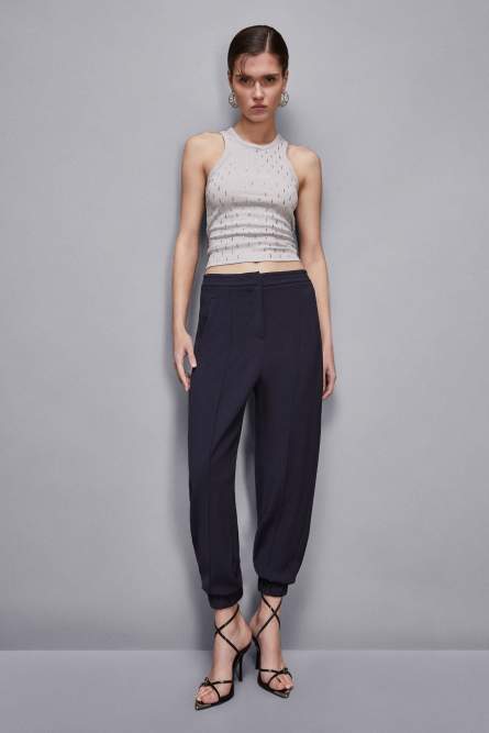 Pantalon de jogging « Essential », Bleu, Patrizia Pepe