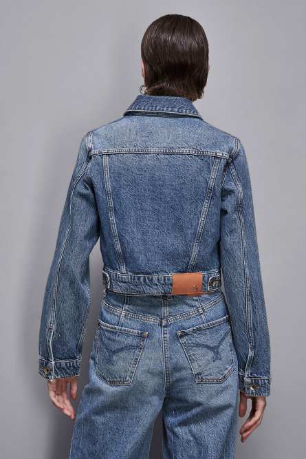 Essential denim jacket, Blue, Patrizia Pepe