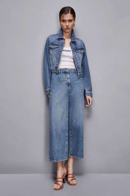 Essential denim jacket, Blue, Patrizia Pepe