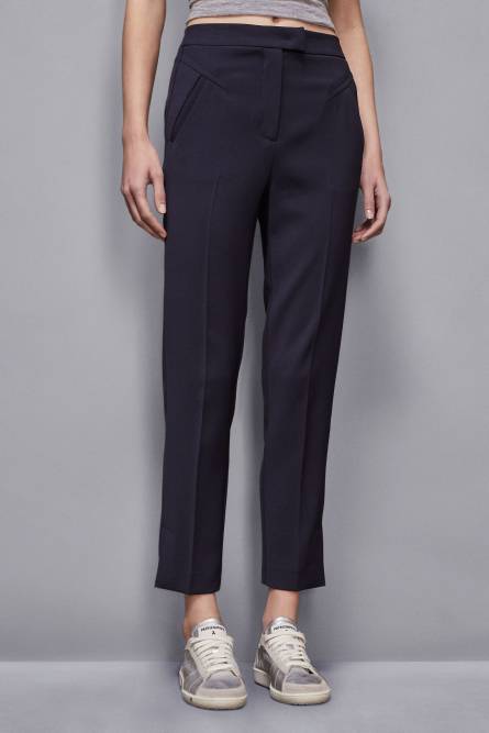 Essential cigarette pants, Blue, Patrizia Pepe