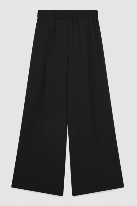 Essential palazzo pants, Black, Patrizia Pepe