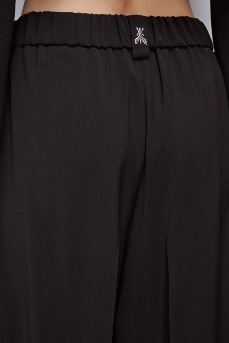 Essential palazzo pants, Black, Patrizia Pepe