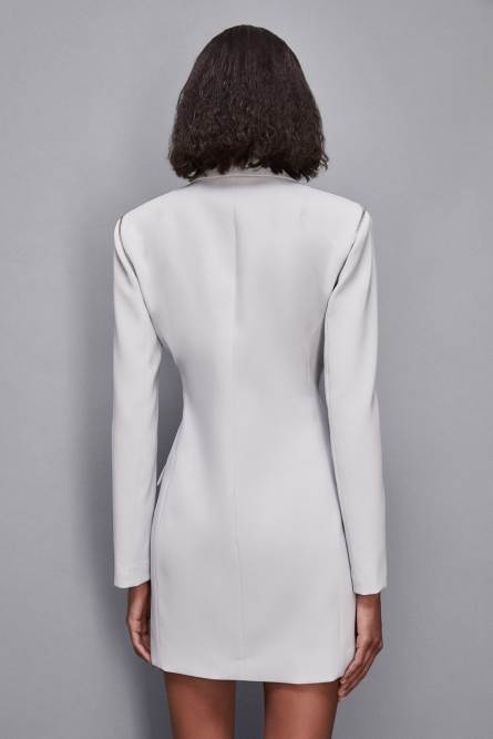 Zippered jacket dress, Grey, Patrizia Pepe