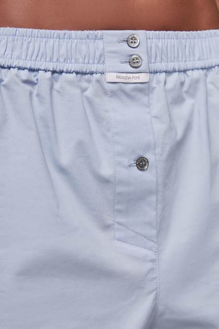 Boxer pour femmes, Bleu Ciel, Patrizia Pepe
