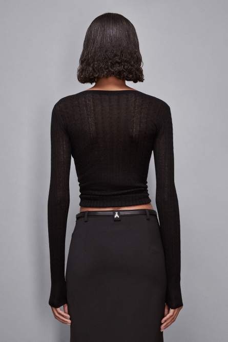 Super light sweater, Black, Patrizia Pepe