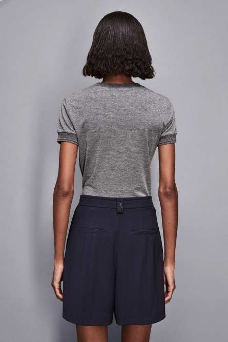 Essential knit T-shirt, Grey, Patrizia Pepe