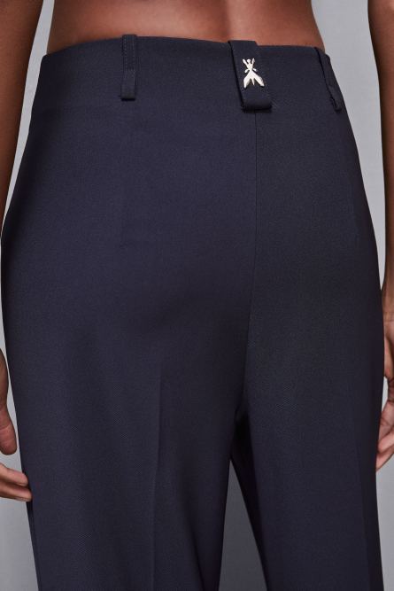 Essential palazzo pants, Blue, Patrizia Pepe