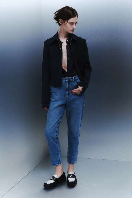 High waist denim pants, Blue, Patrizia Pepe