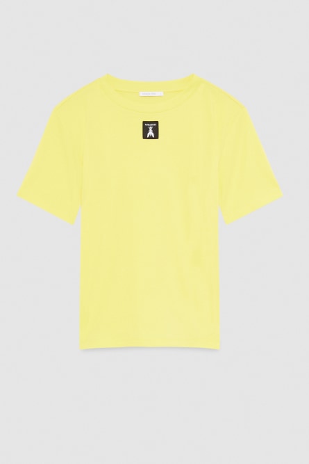 Organic cotton t-shirt, Yellow, Patrizia Pepe