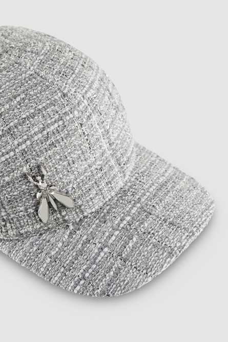 Gorra de béisbol Fly, Gris