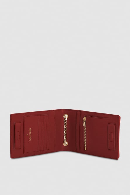 Leather travel item, Red, Patrizia Pepe