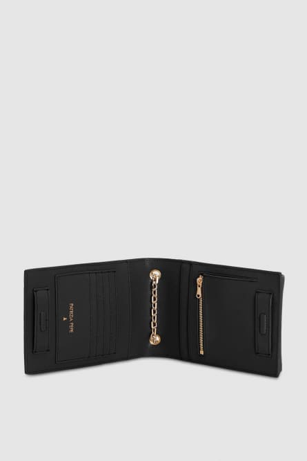 Leather travel item, Black, Patrizia Pepe