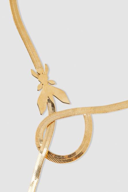 Elegante Schlangen-Halskette, Gold, Patrizia Pepe