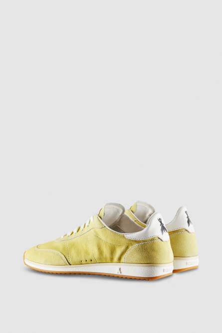 Running SKIN Sneakers &apos;93 in suede, Yellow, Patrizia Pepe
