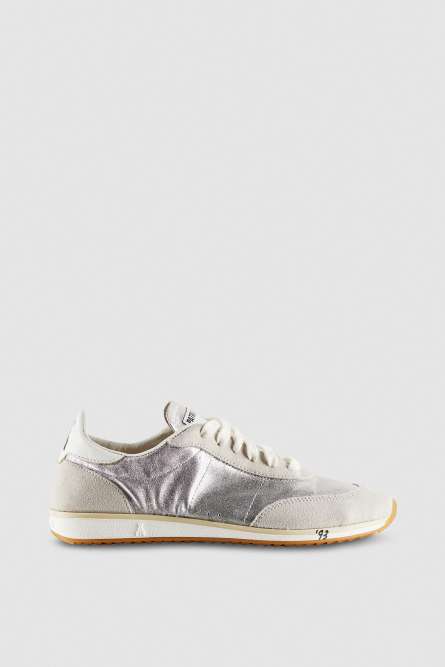 Running SKIN Sneakers &apos;93 laminated, Silver, Patrizia Pepe