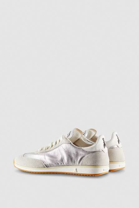 Running SKIN Sneakers &apos;93 laminated, Silver, Patrizia Pepe