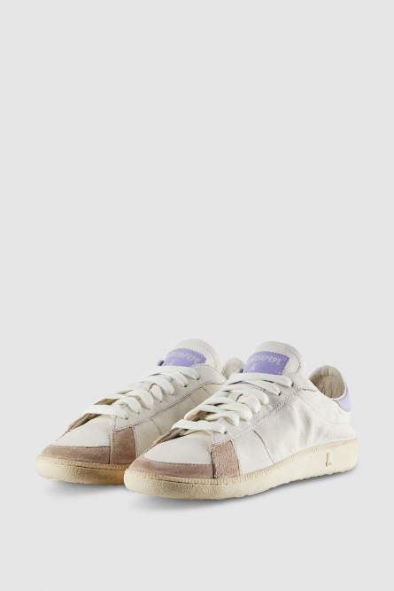 SKIN Sneakers &quot;Born In &apos;93&quot; in leather, White, Patrizia Pepe