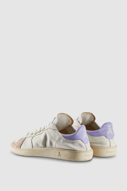 SKIN Sneakers &quot;Born In &apos;93&quot; in leather, White, Patrizia Pepe