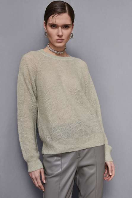 Soft sweater, Green, Patrizia Pepe