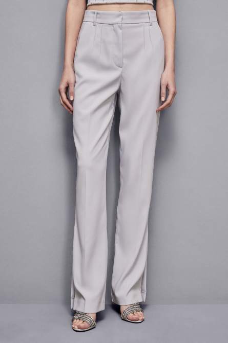Gerade Hose, Grau, Patrizia Pepe