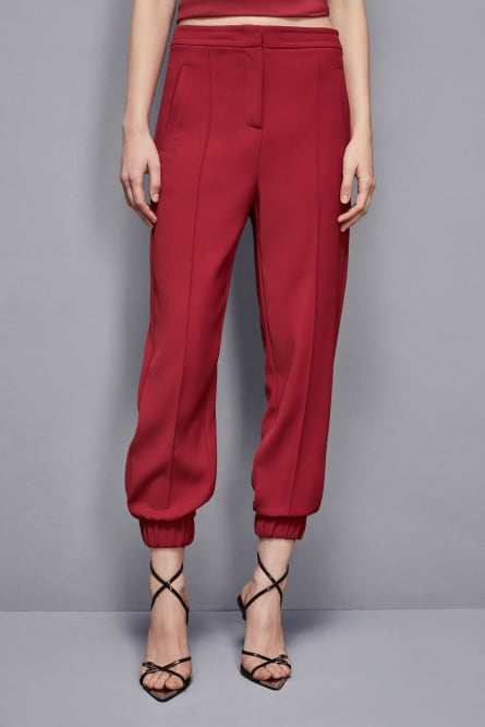 Pantalon de jogging « Essential », Rouge, Patrizia Pepe