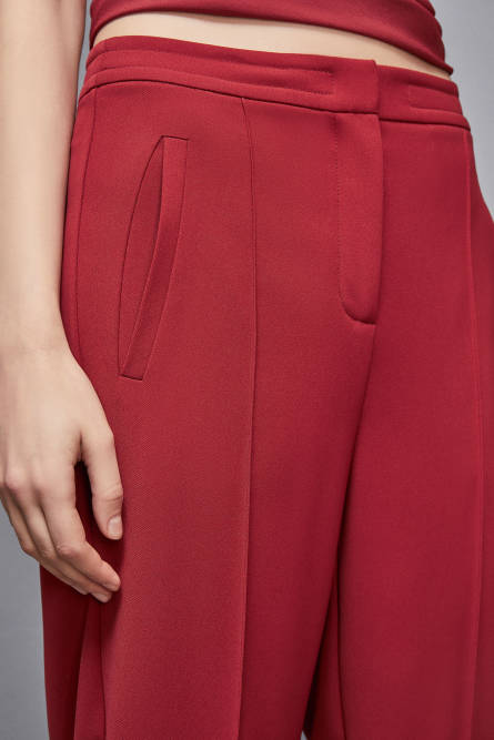 Pantalon de jogging « Essential », Rouge, Patrizia Pepe