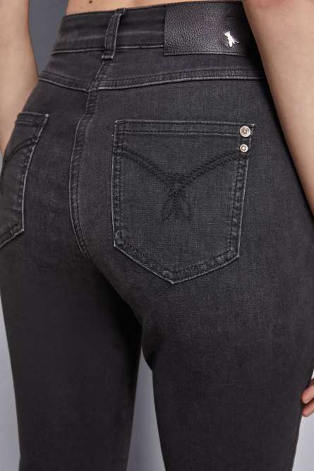 Slim denim pants, Black, Patrizia Pepe