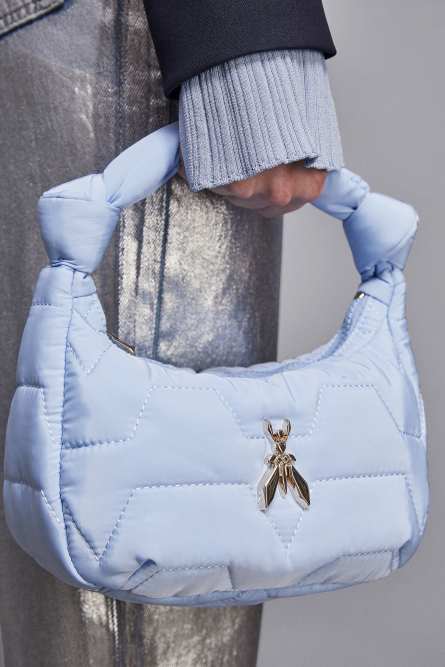 Small Hobo bag, Light Blue, Patrizia Pepe