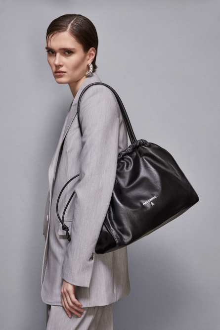 Medium Soft Rock bag, Black, Patrizia Pepe