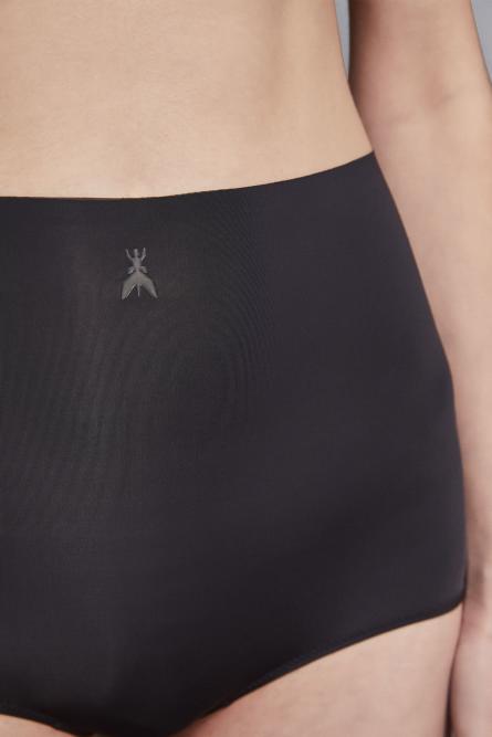 High-waisted briefs, Black, Patrizia Pepe