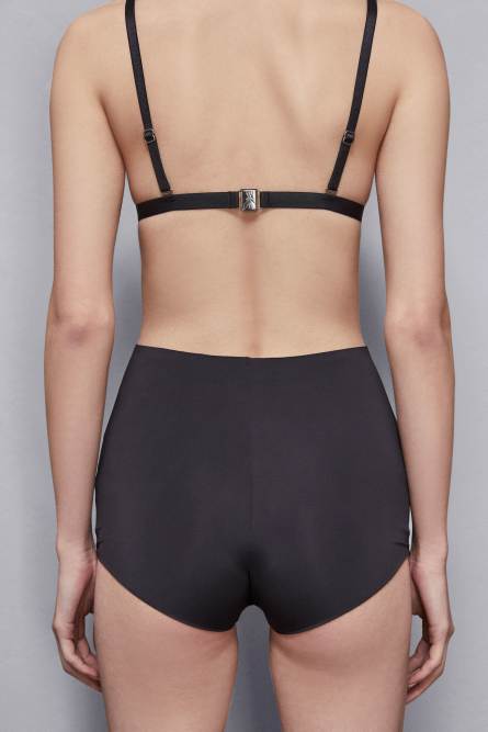 High-waisted briefs, Black, Patrizia Pepe
