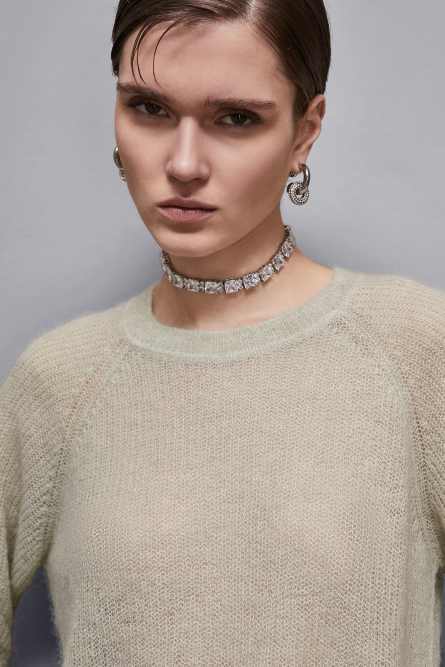 Soft sweater, Green, Patrizia Pepe