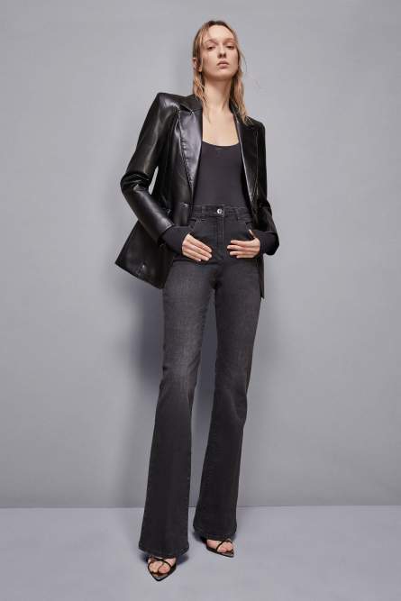 Long-sleeved body, Black, Patrizia Pepe