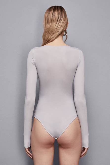 Long-sleeved body, Grey, Patrizia Pepe