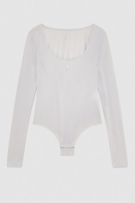 Long-sleeved body, Grey, Patrizia Pepe