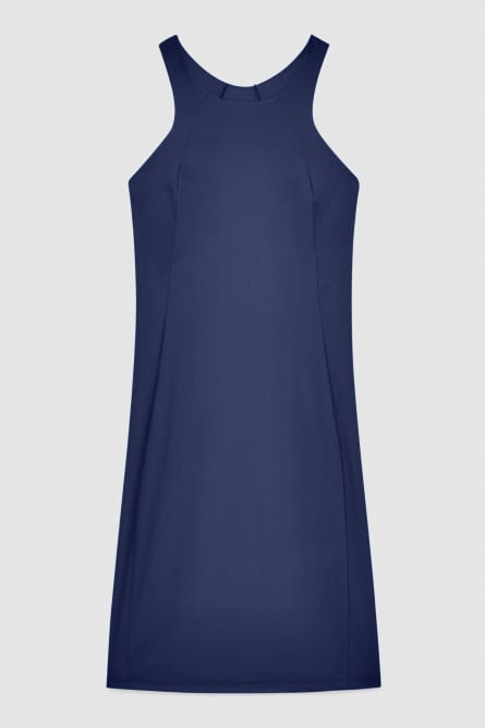 Stretch sheath dress, Blue, Patrizia Pepe