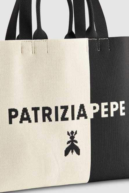 Fabric shopping bag, Multicolor, Patrizia Pepe