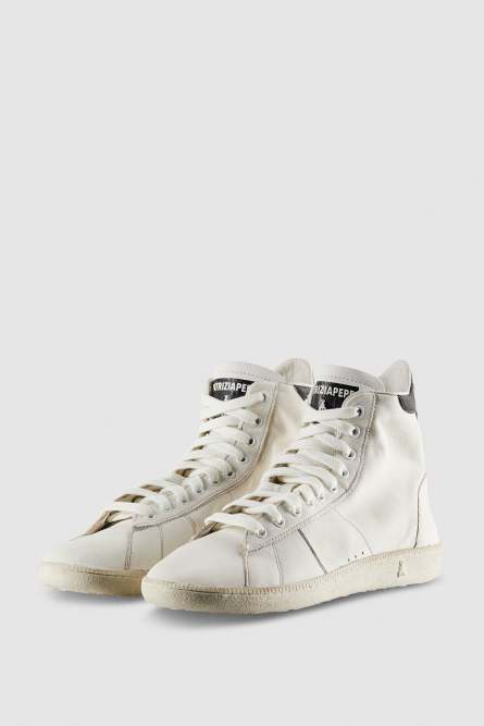 SKIN HI-Sneakers &apos;93 in nappa leather, White, Patrizia Pepe