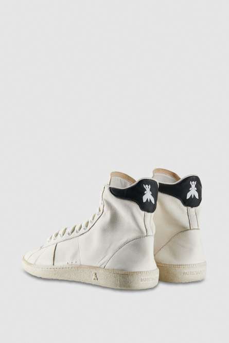 SKIN HI-Sneakers &apos;93 in nappa leather, White, Patrizia Pepe