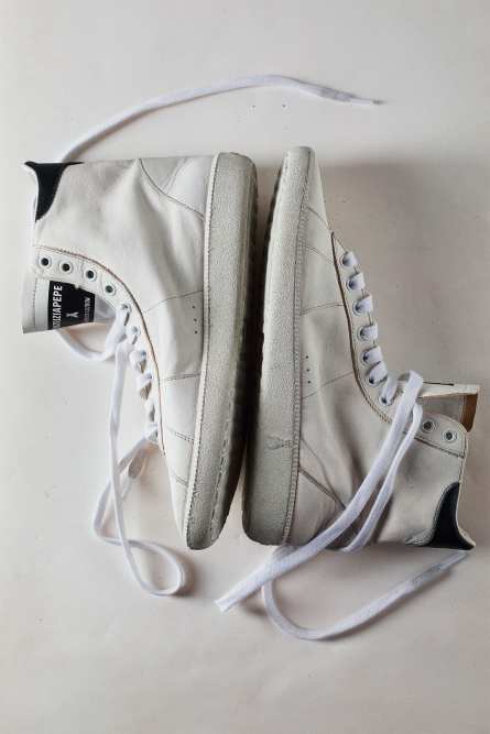 SKIN HI-Sneakers &apos;93 in nappa leather, White, Patrizia Pepe