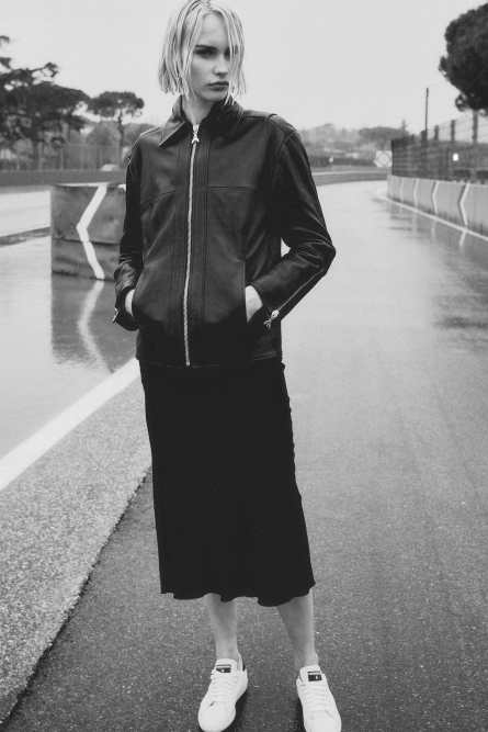 Essential midi skirt with jewel detail, Black, Patrizia Pepe