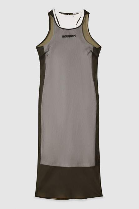 2-in-1 midi dress, Black, Patrizia Pepe