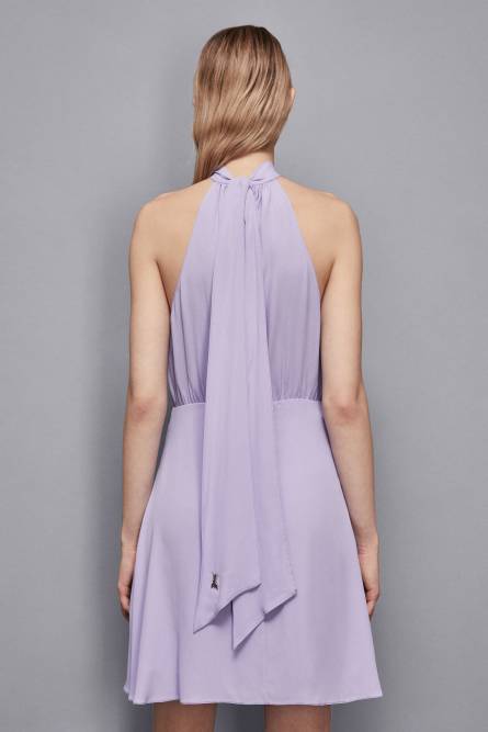 Essential viscose dress, Purple, Patrizia Pepe