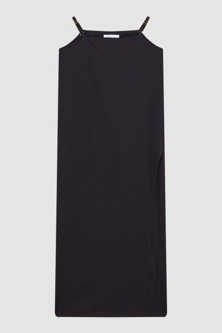 Skinny ankle-length jersey skirt, Black, Patrizia Pepe