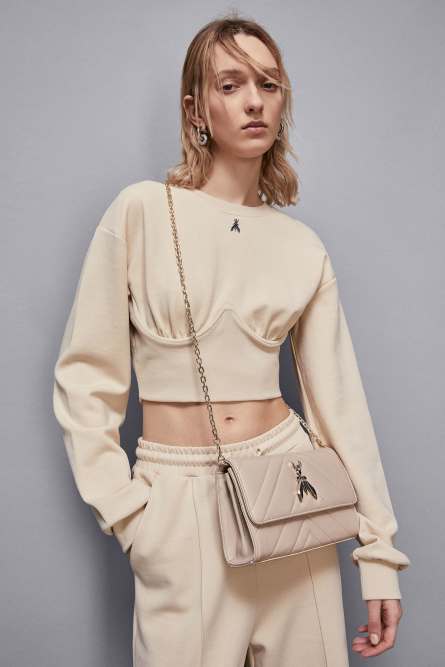 Elegant Fly bag, Beige, Patrizia Pepe